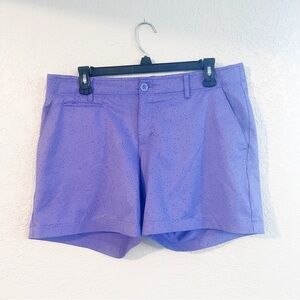 Under Armour Purple Storm Dot Print Stretch 5” Golf Shorts